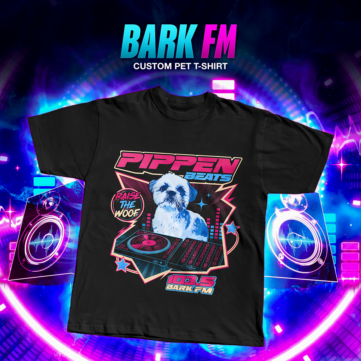 BARK FM - Custom Pet T-Shirt